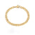 Fashion U Shape Stainless Steel 14K Gold Plated No Inlaid Bracelets In Bulk