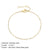 Fashion U Shape Stainless Steel 14K Gold Plated No Inlaid Bracelets In Bulk