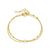 Fashion U Shape Stainless Steel 14K Gold Plated No Inlaid Bracelets In Bulk