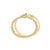 Fashion U Shape Stainless Steel 14K Gold Plated No Inlaid Bracelets In Bulk