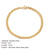 Fashion U Shape Stainless Steel 14K Gold Plated No Inlaid Bracelets In Bulk