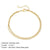 Fashion U Shape Stainless Steel 14K Gold Plated No Inlaid Bracelets In Bulk