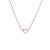 Fashion U Shape Stainless Steel Plating Necklace