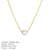 Fashion U Shape Stainless Steel Plating Necklace