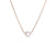 Fashion U Shape Stainless Steel Plating Necklace