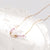 Fashion U Shape Titanium Steel Necklace Pearl Plating Stainless Steel Necklaces