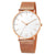 Fashion Ultra-thin Quartz Mesh Strap Watch Simple Scale Quartz Men's Business Watch