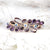 Fashion Water Droplets Bow Knot Alloy Resin Pleated Rhinestones Hair Claws