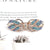 Fashion Water Droplets Bow Knot Alloy Resin Pleated Rhinestones Hair Claws