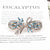 Fashion Water Droplets Bow Knot Alloy Resin Pleated Rhinestones Hair Claws