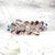 Fashion Water Droplets Bow Knot Alloy Resin Pleated Rhinestones Hair Claws