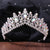 Fashion Water Droplets Crown Alloy Rhinestone Crown 1 Piece