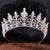 Fashion Water Droplets Crown Alloy Rhinestone Crown 1 Piece