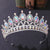 Fashion Water Droplets Crown Alloy Rhinestone Crown 1 Piece