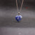 Fashion Water Droplets Natural Crystal Plating Pendant Necklace 1 Piece