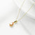 Fashion Water Droplets Titanium Steel Necklace Inlay Zircon Stainless Steel Necklaces