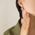 Fashion Waves Irregular Plating Titanium Steel Earrings