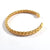 Fashion Waves Stainless Steel Braid Bangle