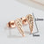 Fashion Wings Titanium Steel Plating Ear Studs 1 Pair