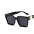 Fashion Women&#39;s Sunglasses With Square Wide-brimmed Sunglasses