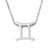 Fashion Zodiac Constellation Pendant Stainless Steel Gold Plated Necklace