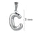 Fat Cute Fashion Simple Diy Jewelry Accessories Titanium Steel Stainless Steel Plated 18K Gold Mini Bubble Letter Pendant