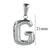 Fat Cute Fashion Simple Diy Jewelry Accessories Titanium Steel Stainless Steel Plated 18K Gold Mini Bubble Letter Pendant