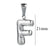 Fat Cute Fashion Simple Diy Jewelry Accessories Titanium Steel Stainless Steel Plated 18K Gold Mini Bubble Letter Pendant