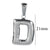 Fat Cute Fashion Simple Diy Jewelry Accessories Titanium Steel Stainless Steel Plated 18K Gold Mini Bubble Letter Pendant