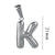 Fat Cute Fashion Simple Diy Jewelry Accessories Titanium Steel Stainless Steel Plated 18K Gold Mini Bubble Letter Pendant