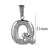 Fat Cute Fashion Simple Diy Jewelry Accessories Titanium Steel Stainless Steel Plated 18K Gold Mini Bubble Letter Pendant