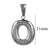 Fat Cute Fashion Simple Diy Jewelry Accessories Titanium Steel Stainless Steel Plated 18K Gold Mini Bubble Letter Pendant