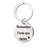 Father's Day Mother's Day Stainless Steel Keychain Wholesale