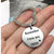 Father's Day Mother's Day Stainless Steel Keychain Wholesale