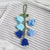 Finished [Lily Of The Valley Pendant] Wool Flower Crocheted Key Chain Bag Pendant Blue Bell Flower Handmade