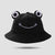 Fisherman Hat Korean Version Cute Art Frog Smile Embroidery Sun Hat Warm Basin Hat