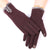 Fleece-lined Gloves Autumn And Winter Warm Gloves Women's Non-inverted Velvet Fleece-lined Riding Gloves Winter Snow Gloves Winter