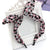 Floral Bowknot Fashion Polka Dot Rabbit Headband