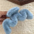 Fluffy Cream Color Imitation Rabbit Hair M-shaped Updo Hair Clip 13cm Large Autumn And Winter New Plush Hairpin Hair Grip