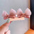 Foreign-style Cute Children's Jelly Three-dimensional Bow Clip Ears Full Cloth Headdress Hair Clip Does Not Hurt The Baby Clip