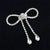 French Style Shiny Pin Bow Knot Rhinestone Inlay Rhinestones Unisex Brooches