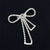 French Style Shiny Pin Bow Knot Rhinestone Inlay Rhinestones Unisex Brooches