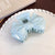 French Sweetheart Cream Blue Bow Five-pointed Star Grab Clip Girl's Hair Grab Disc Shark Clip Back Of Head Hair Accessories