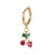 Fruit Copper Artificial Gemstones Earrings