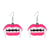 Funny Alien Spider Skull Resin Women's Drop Earrings 1 Pair