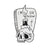 Funny Ghost Alloy Asymmetrical Enamel Unisex Brooches