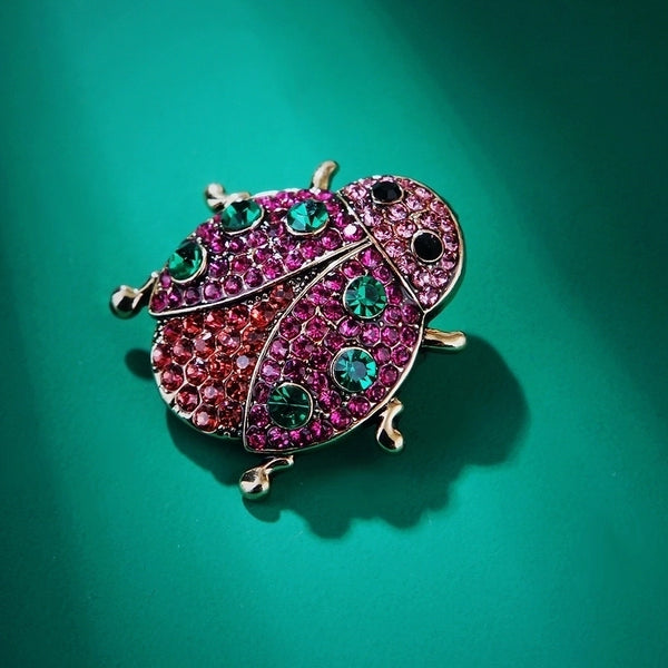 Funny Korean Style Pin Insect Alloy Rhinestones Unisex Brooches