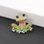 Funny Pin Animal Metal Enamel Inlay Artificial Gemstones Unisex Brooches