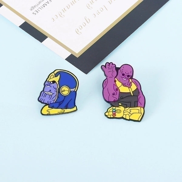 Funny Pin Cartoon Alloy Plating Unisex Brooches