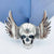 Funny Pin Skull Alloy Plating Unisex Corsage